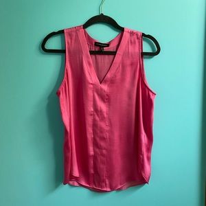 Pink Sleeveless Dress Shirt